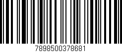 Código de barras (EAN, GTIN, SKU, ISBN): '7898500378681'