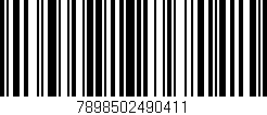 Código de barras (EAN, GTIN, SKU, ISBN): '7898502490411'