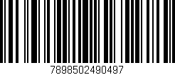 Código de barras (EAN, GTIN, SKU, ISBN): '7898502490497'