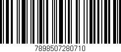Código de barras (EAN, GTIN, SKU, ISBN): '7898507280710'