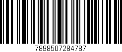 Código de barras (EAN, GTIN, SKU, ISBN): '7898507284787'