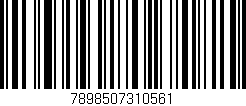 Código de barras (EAN, GTIN, SKU, ISBN): '7898507310561'