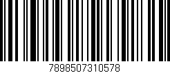 Código de barras (EAN, GTIN, SKU, ISBN): '7898507310578'