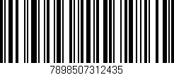 Código de barras (EAN, GTIN, SKU, ISBN): '7898507312435'