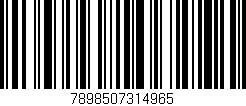 Código de barras (EAN, GTIN, SKU, ISBN): '7898507314965'