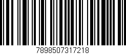 Código de barras (EAN, GTIN, SKU, ISBN): '7898507317218'