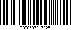 Código de barras (EAN, GTIN, SKU, ISBN): '7898507317225'