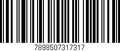 Código de barras (EAN, GTIN, SKU, ISBN): '7898507317317'