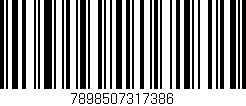 Código de barras (EAN, GTIN, SKU, ISBN): '7898507317386'