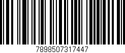 Código de barras (EAN, GTIN, SKU, ISBN): '7898507317447'