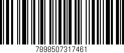 Código de barras (EAN, GTIN, SKU, ISBN): '7898507317461'
