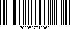 Código de barras (EAN, GTIN, SKU, ISBN): '7898507319960'