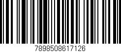 Código de barras (EAN, GTIN, SKU, ISBN): '7898508617126'