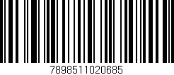Código de barras (EAN, GTIN, SKU, ISBN): '7898511020685'