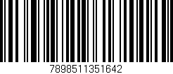 Código de barras (EAN, GTIN, SKU, ISBN): '7898511351642'