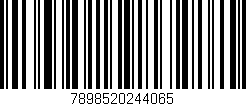 Código de barras (EAN, GTIN, SKU, ISBN): '7898520244065'