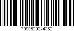 Código de barras (EAN, GTIN, SKU, ISBN): '7898520244362'