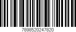Código de barras (EAN, GTIN, SKU, ISBN): '7898520247820'