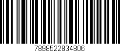 Código de barras (EAN, GTIN, SKU, ISBN): '7898522834806'