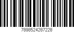 Código de barras (EAN, GTIN, SKU, ISBN): '7898524287228'