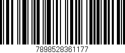 Código de barras (EAN, GTIN, SKU, ISBN): '7898528361177'