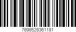 Código de barras (EAN, GTIN, SKU, ISBN): '7898528361191'