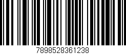 Código de barras (EAN, GTIN, SKU, ISBN): '7898528361238'