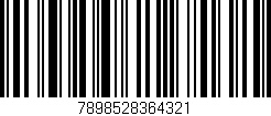 Código de barras (EAN, GTIN, SKU, ISBN): '7898528364321'