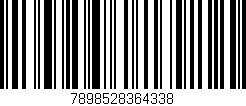 Código de barras (EAN, GTIN, SKU, ISBN): '7898528364338'