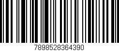 Código de barras (EAN, GTIN, SKU, ISBN): '7898528364390'