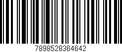 Código de barras (EAN, GTIN, SKU, ISBN): '7898528364642'