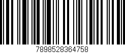 Código de barras (EAN, GTIN, SKU, ISBN): '7898528364758'
