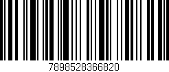 Código de barras (EAN, GTIN, SKU, ISBN): '7898528366820'