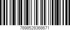 Código de barras (EAN, GTIN, SKU, ISBN): '7898528368671'