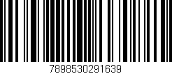 Código de barras (EAN, GTIN, SKU, ISBN): '7898530291639'