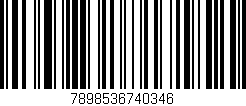 Código de barras (EAN, GTIN, SKU, ISBN): '7898536740346'