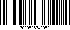 Código de barras (EAN, GTIN, SKU, ISBN): '7898536740353'