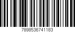 Código de barras (EAN, GTIN, SKU, ISBN): '7898536741183'