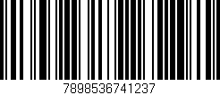 Código de barras (EAN, GTIN, SKU, ISBN): '7898536741237'