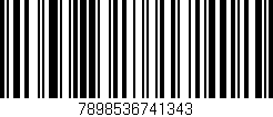 Código de barras (EAN, GTIN, SKU, ISBN): '7898536741343'