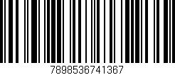 Código de barras (EAN, GTIN, SKU, ISBN): '7898536741367'