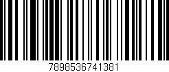 Código de barras (EAN, GTIN, SKU, ISBN): '7898536741381'