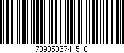Código de barras (EAN, GTIN, SKU, ISBN): '7898536741510'
