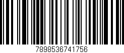 Código de barras (EAN, GTIN, SKU, ISBN): '7898536741756'