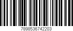 Código de barras (EAN, GTIN, SKU, ISBN): '7898536742203'