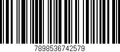 Código de barras (EAN, GTIN, SKU, ISBN): '7898536742579'