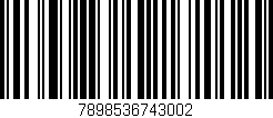 Código de barras (EAN, GTIN, SKU, ISBN): '7898536743002'