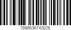 Código de barras (EAN, GTIN, SKU, ISBN): '7898536743026'