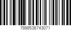 Código de barras (EAN, GTIN, SKU, ISBN): '7898536743071'