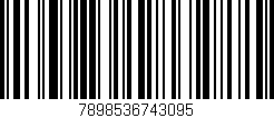 Código de barras (EAN, GTIN, SKU, ISBN): '7898536743095'